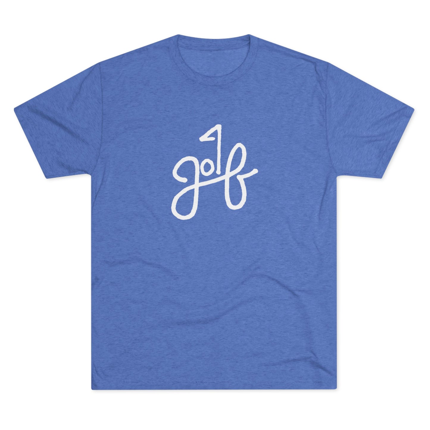 golf handdrawn logo tee