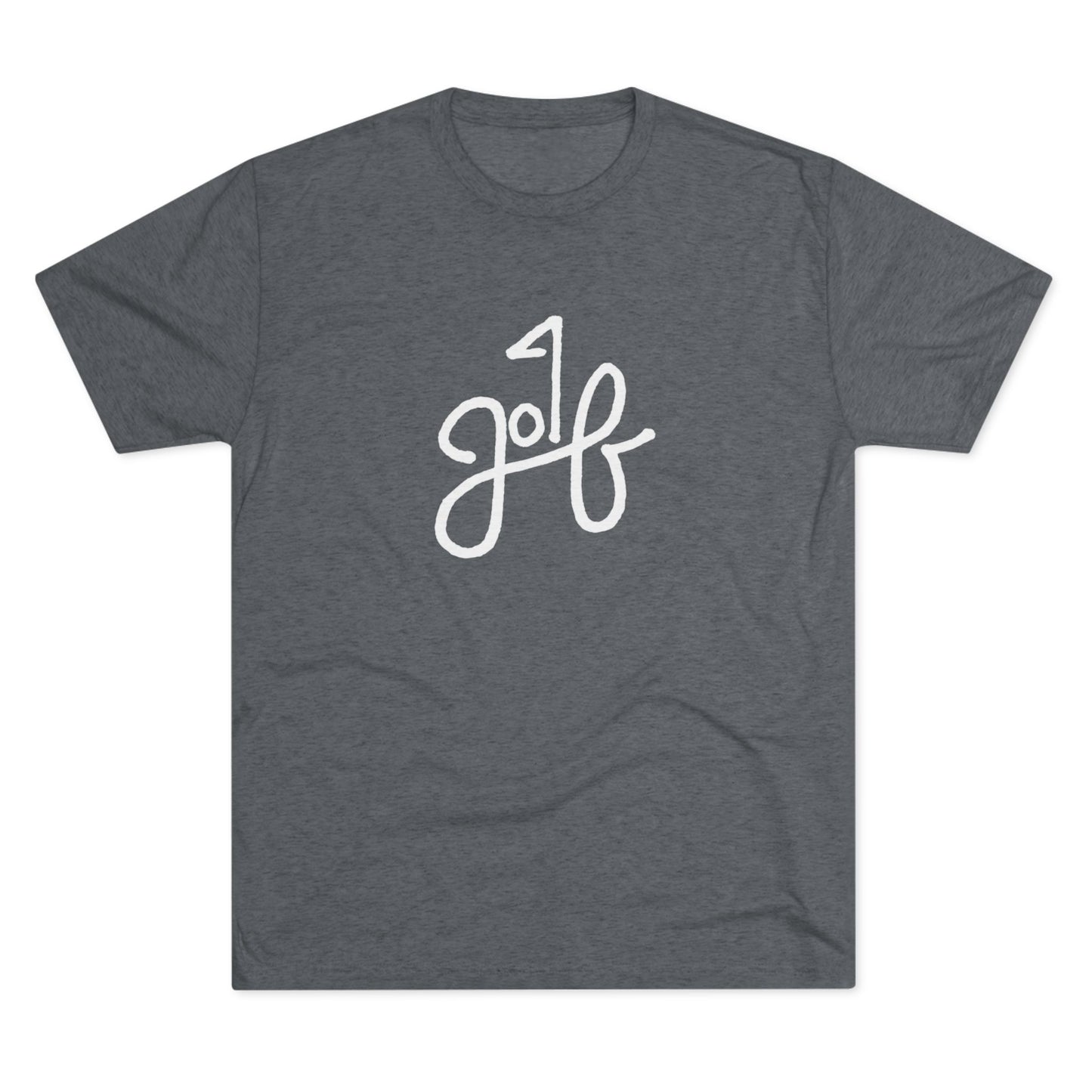golf handdrawn logo tee
